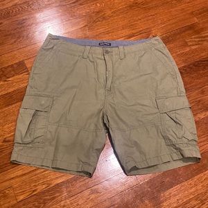 Men’s Army Green Nautica Cargo Shorts